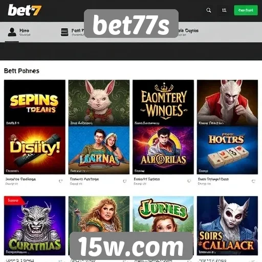 Explorando a variedade de jogos oferecidos no bet77s